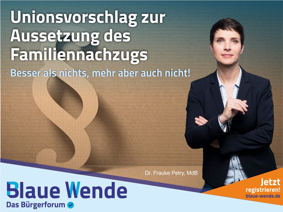 Unionsvorschlag zur Aussetzung des Familiennachzugs besser als nichts