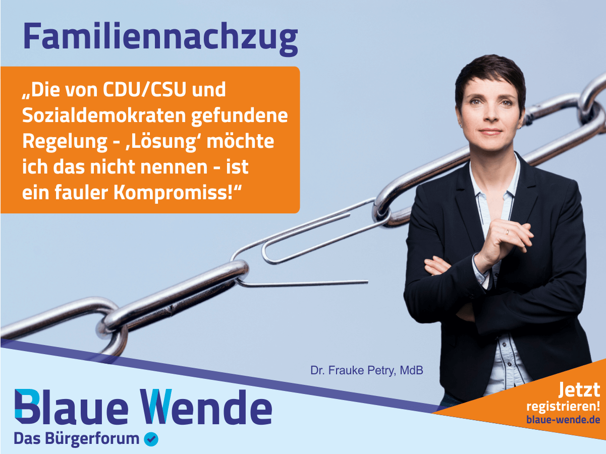 Kompromiss zwischen Union und SPD zur Regelung des Familiennachzugs ist faul