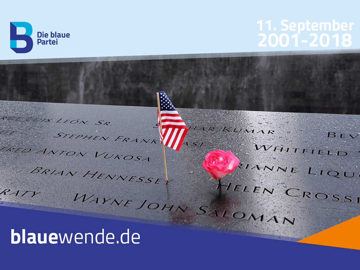 Wir gedenken der Opfer und Betroffenen von 9/11