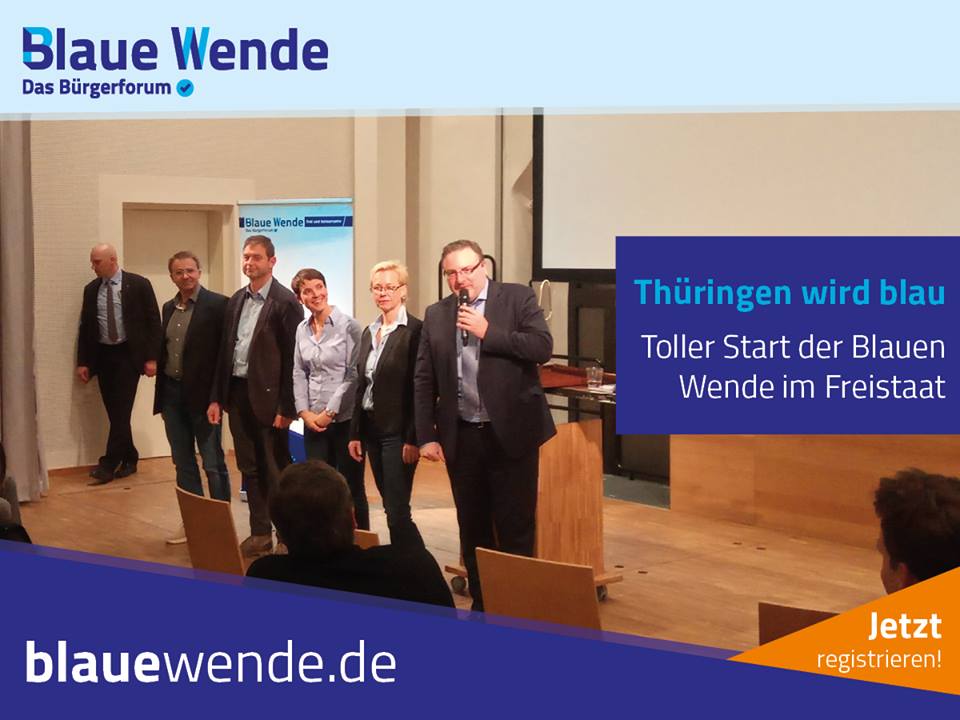 Thüringen wird blau – toller Start der Blauen Wende im Freistaat