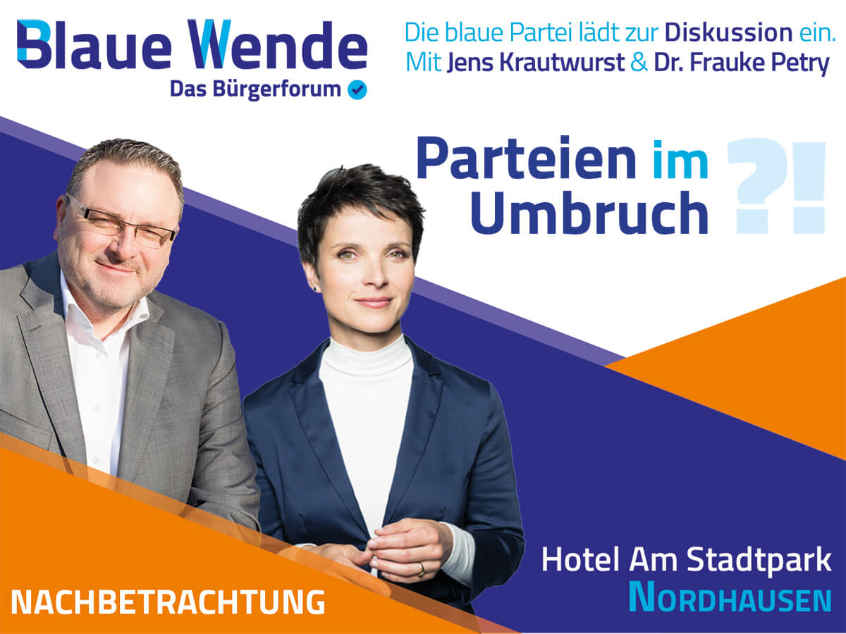 Bürgerforum Blaue Wende – Nordhausen zeigt sich äußerst diskussionsfreudig