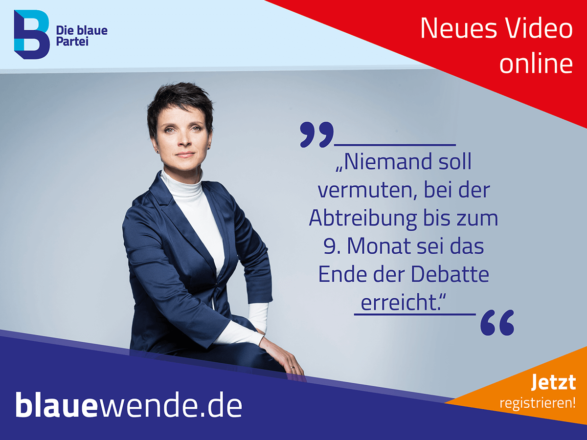 „Niemand soll vermuten, bei der Abtreibung bis zum 9. Monat sei das Ende der Debatte erreicht“