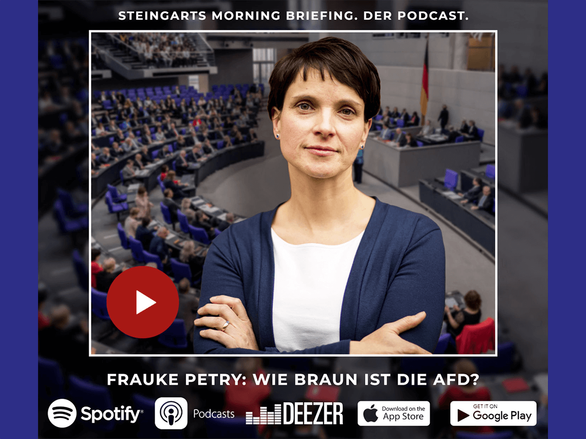 Frauke Petry im Gespräch mit Gabor Steingart über Privates, Gesellschaft und die Politik von 2012 bis heute