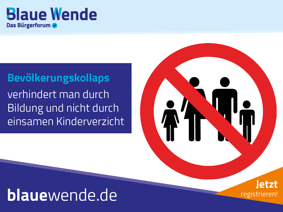 Voluntary Human Extinction Movement (VHEMT) fordert Kinderverzicht