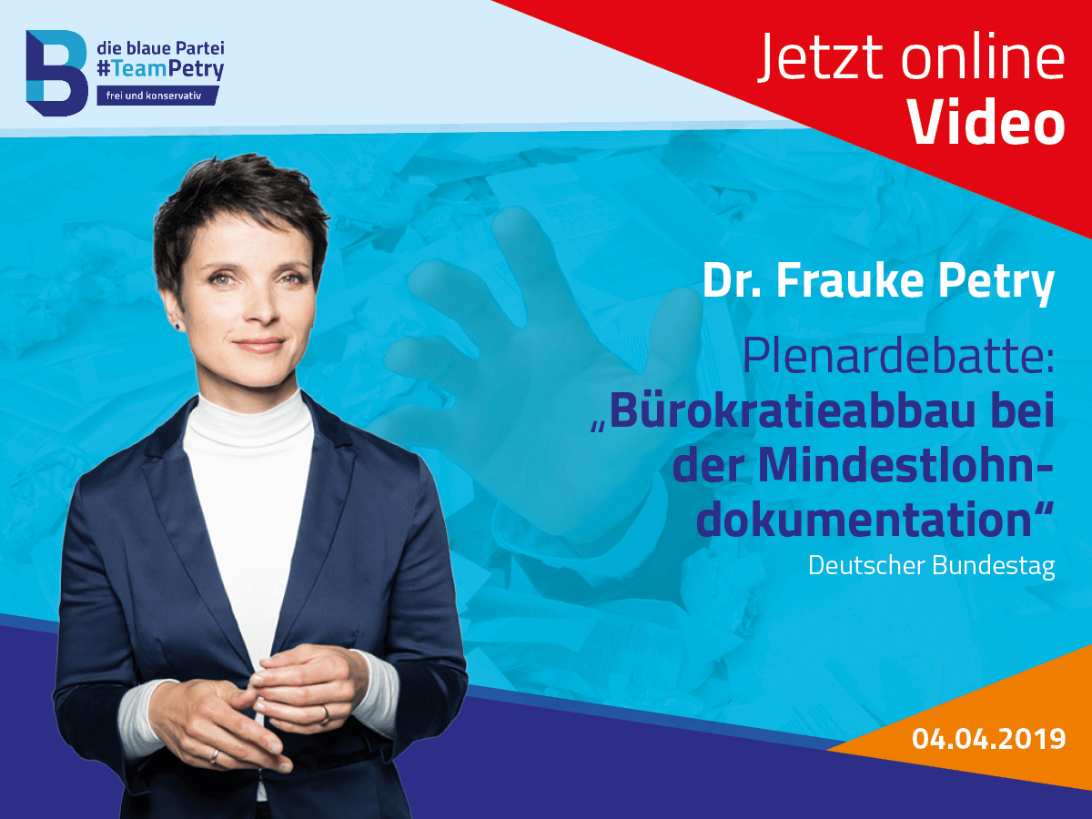 FDP Antrag zum Bürokratieabbau bei der Mindestlohndokumentation