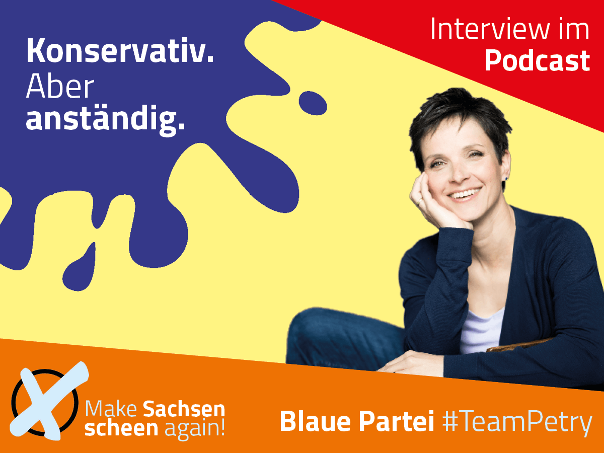 „Will macht Ostdeutschland“ – Zum Hören – Podcast mit Frauke Petry