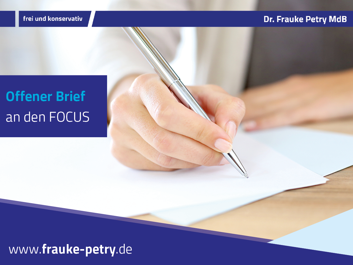 +++ Offener Brief an einen Focus-Redakteur +++