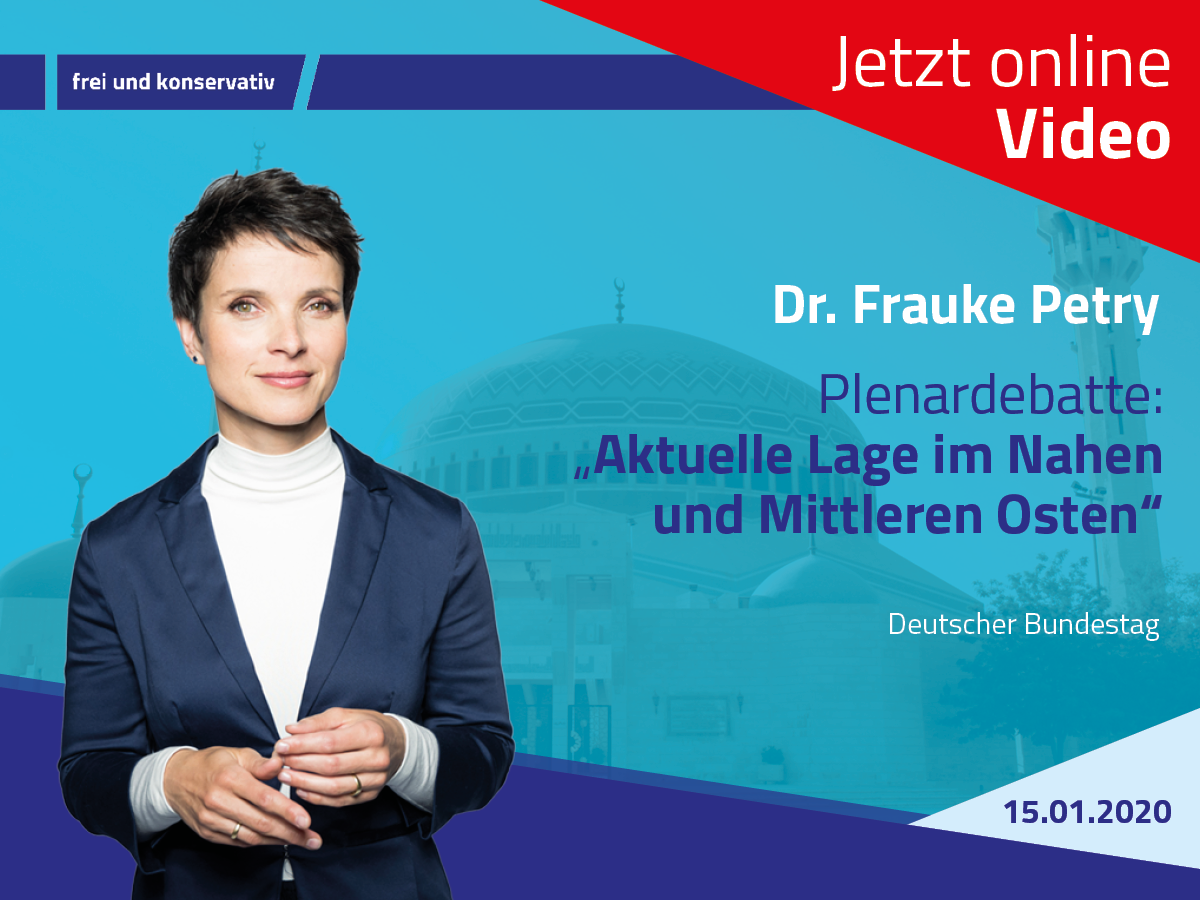 +++ Plenardebatte „Aktuelle Lage im Nahen und Mittleren Osten“ +++