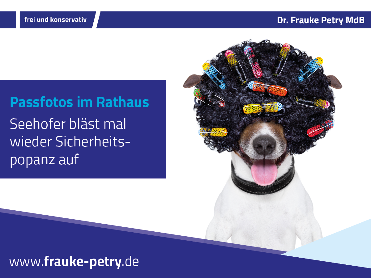 +++ Passfotos nur im Rathaus – Seehofer bläst mal wieder Sicherheitspopanz auf +++