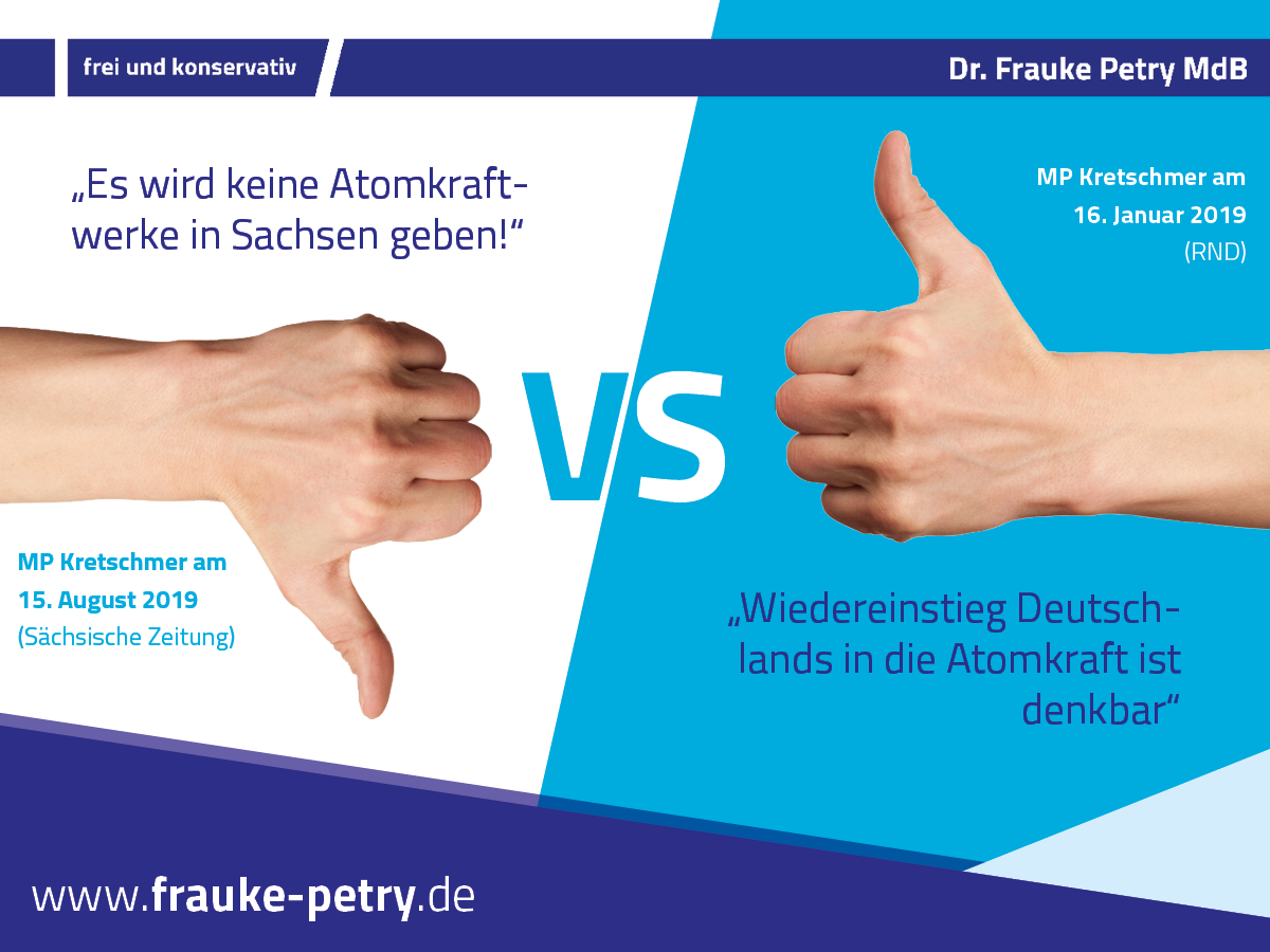 +++ Kretschmer für Rückkehr zur Atomkraft – Energie-„Wende“ neu interpretiert +++