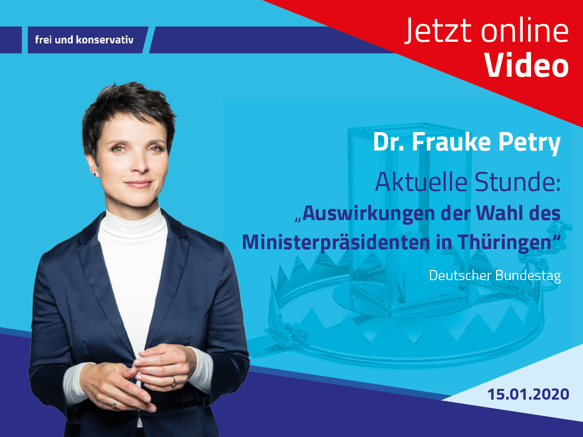 Aktuelle Stunde: Auswirkungen Thüringenwahl