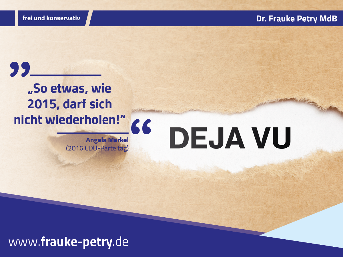 +++ Pressemitteilung | Frauke Petry MdB +++
