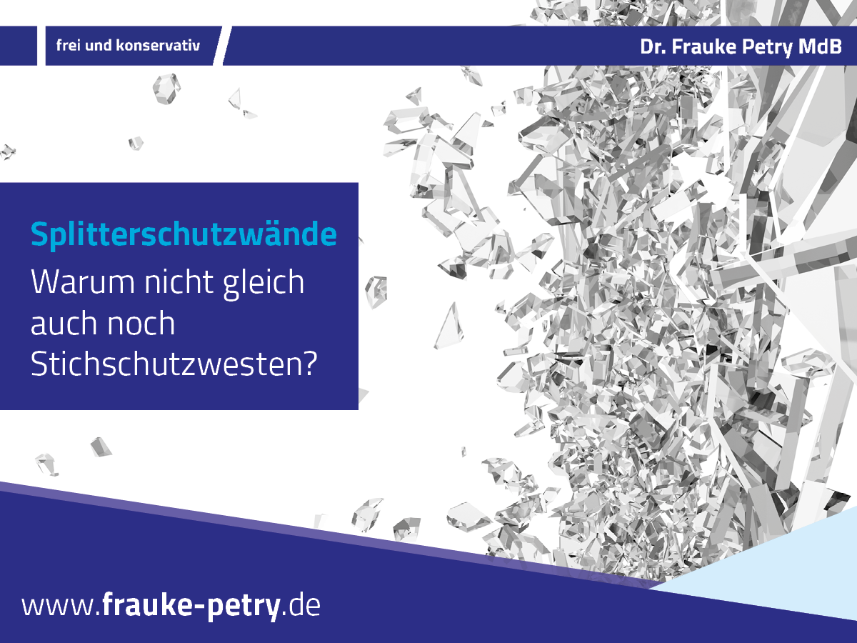 +++ Pressemitteilung | Frauke Petry MdB +++